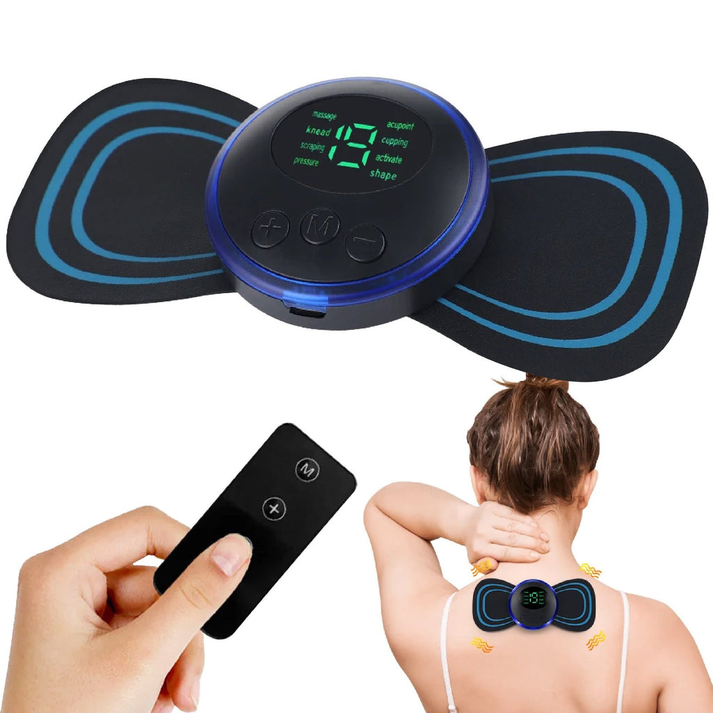 Mini Masajeador Eléctrico Inteligente Recargable USB | Relajación y Bienestar en Cualquier Lugar 💆‍♂️⚡✨