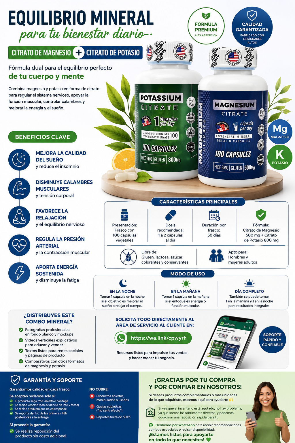 🔥 MAGNESIO + POTASIO: EL COMBO PERFECTO PARA TU ENERGÍA, DESCANSO Y BIENESTAR 💚